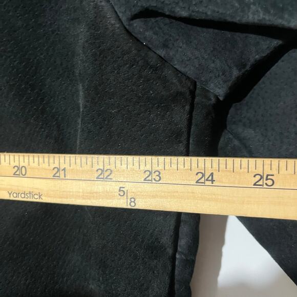 Jones New York‎ Black Suede Leather Faux Fur Coat Jacket Women’s Size Large - Picture 7 of 7